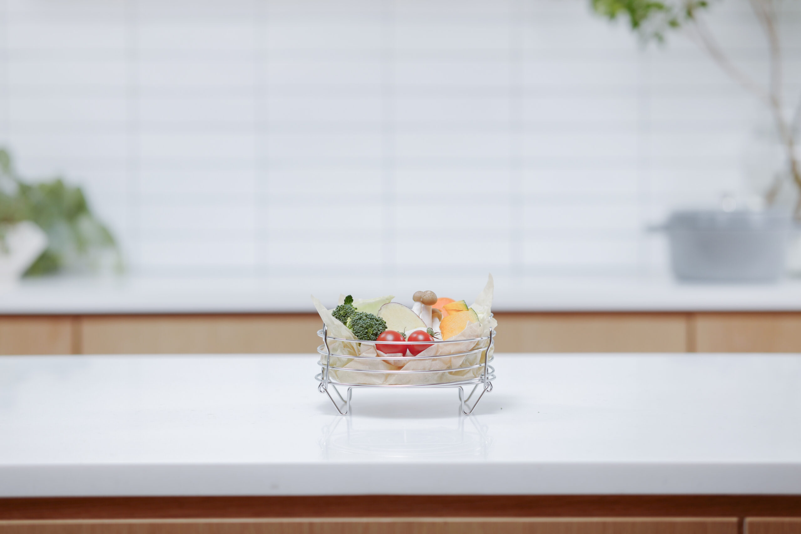 縮むセイロの画像